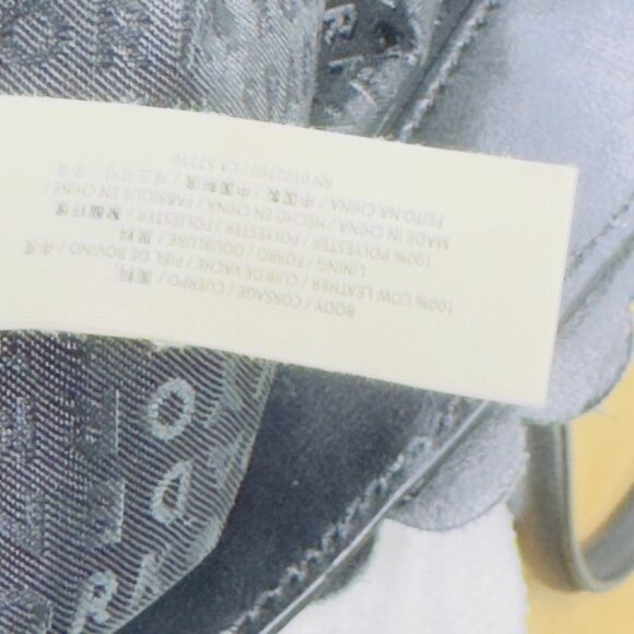 KATE SPADE New York Women's Black Leather Tote Bag Scalloped Straps - Picture 13 of 14